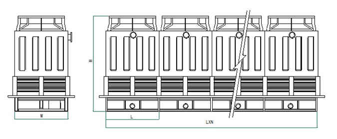 盈卓方形冷却塔